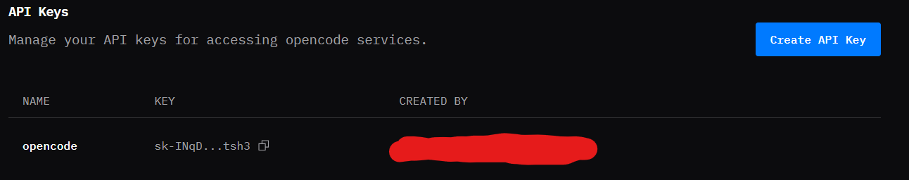 opencode interface