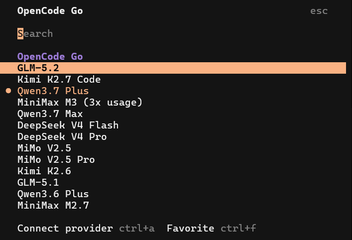 Ctrl+P menu
