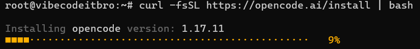 curl install command